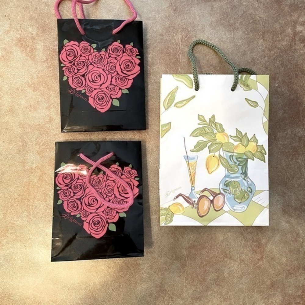 Brighton - set of 3 small shopping bags